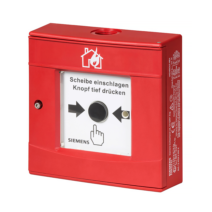 FDM223-EX SIEMENS Ręczny Ostrzegacz Pożarowy FDM223-Ex (do stref zagrożonych wybuchem)