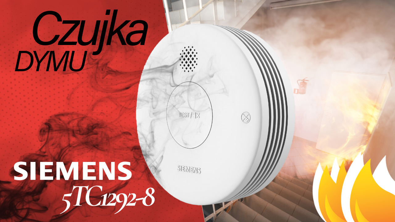 Nowa jakość bezpieczeństwa – poznaj czujkę dymu Siemens 5TC1292-8!