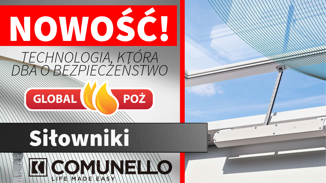 Siłowniki Comunello – nowoczesne rozwiązania do systemów oddymiania i napowietrzania