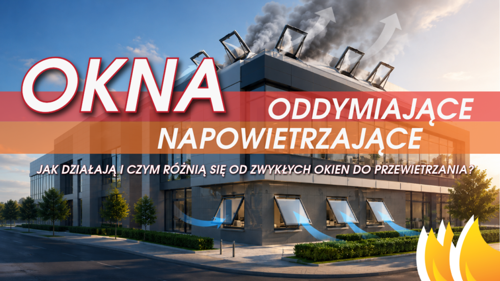 Okna oddymiające i napowietrzające