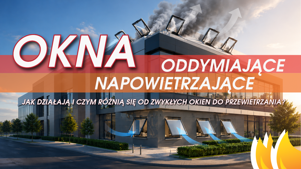 Okna oddymiające i napowietrzające