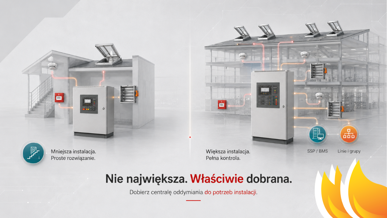 Jak dobrać centralę oddymiania? Najważniejsze parametry i wybór odpowiedniego modelu